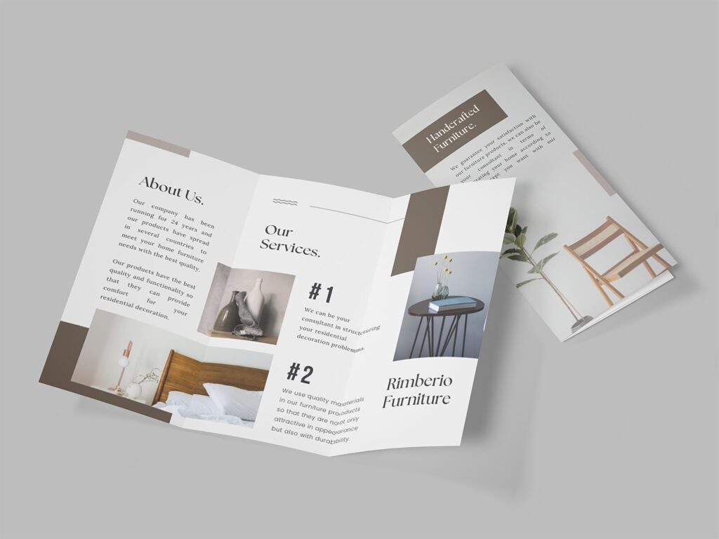 folded leaflets in London