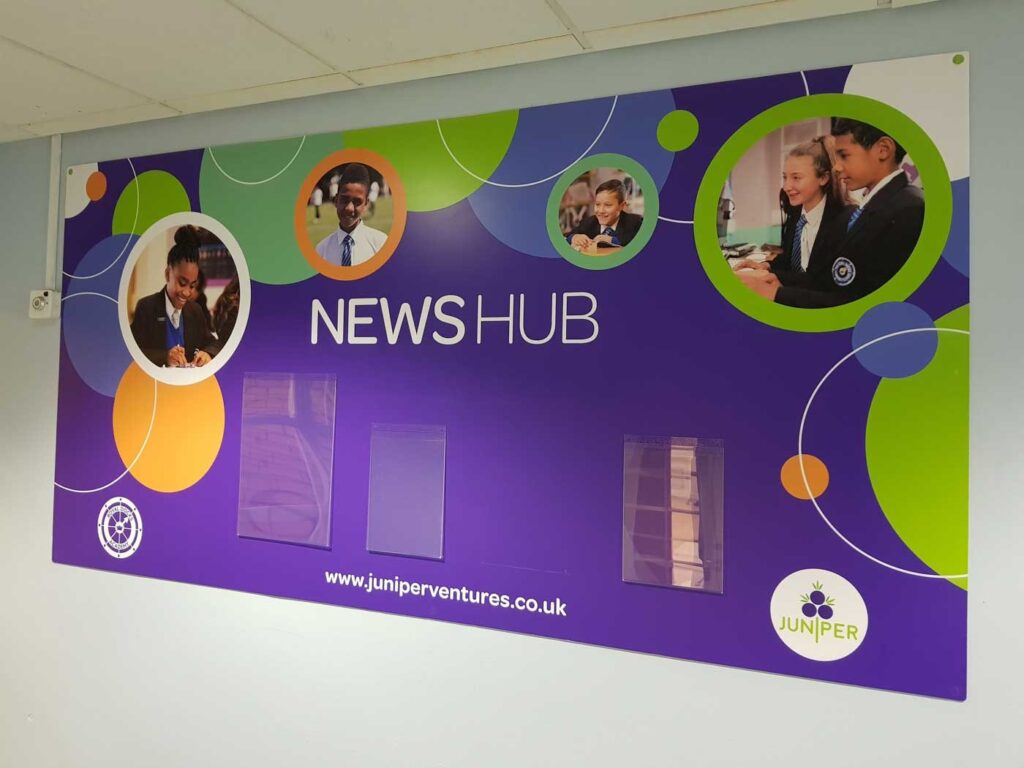 Full Colour Aluminium Composite Graphics in London