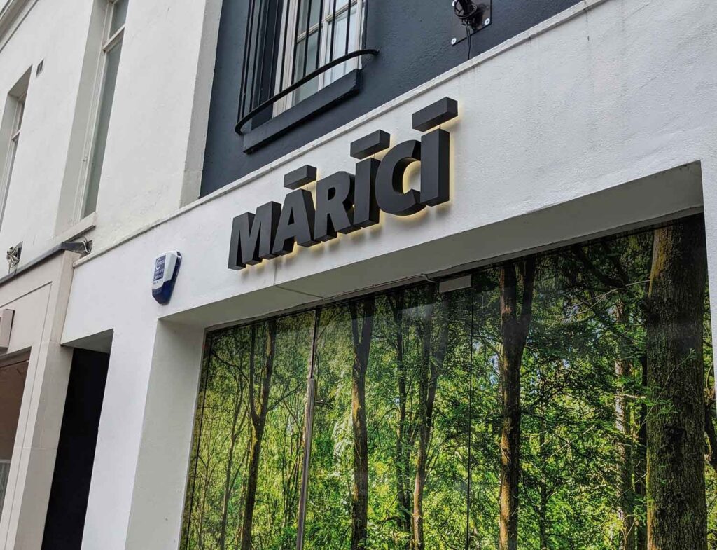 Halo Illuminated 3D Built Up Letters in London