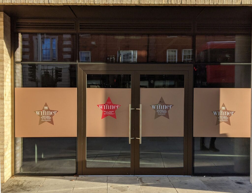 Full Colour Digitally Printed Window Graphics in London