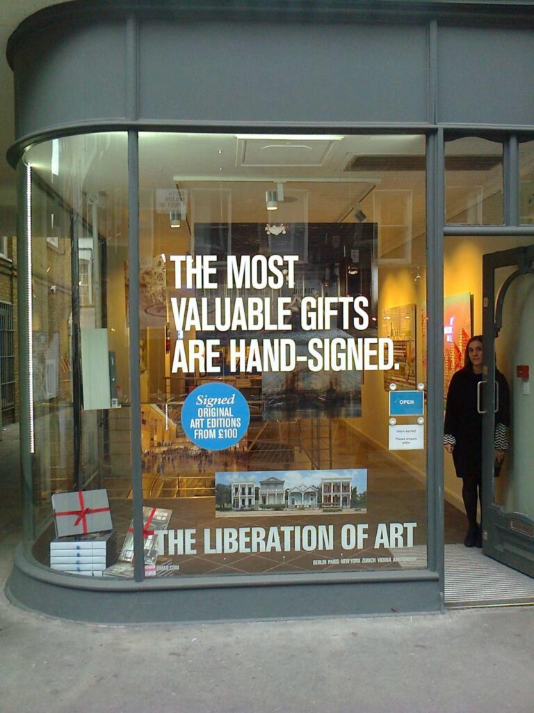 Cut Vinyl Window Graphics in London