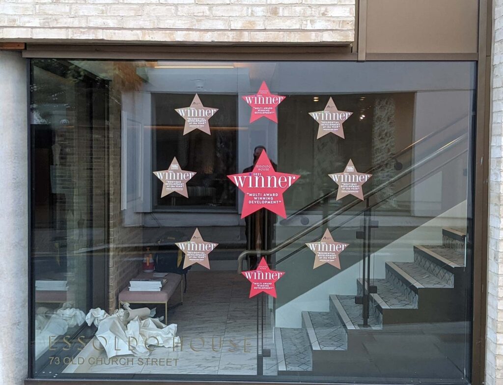 Full Colour Digitally Printed Window Graphics in London