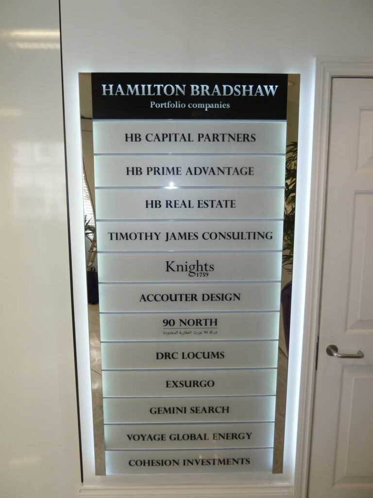Cut Vinyl & Frosted Vinyl Plaques in London