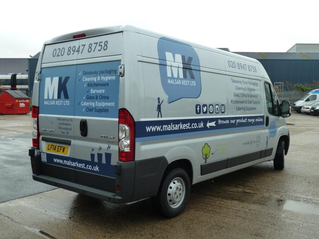 Cut Vinyl & Full Colour Van Graphics in London