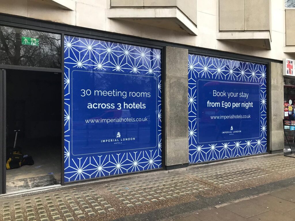 Full Colour Window Graphics in London