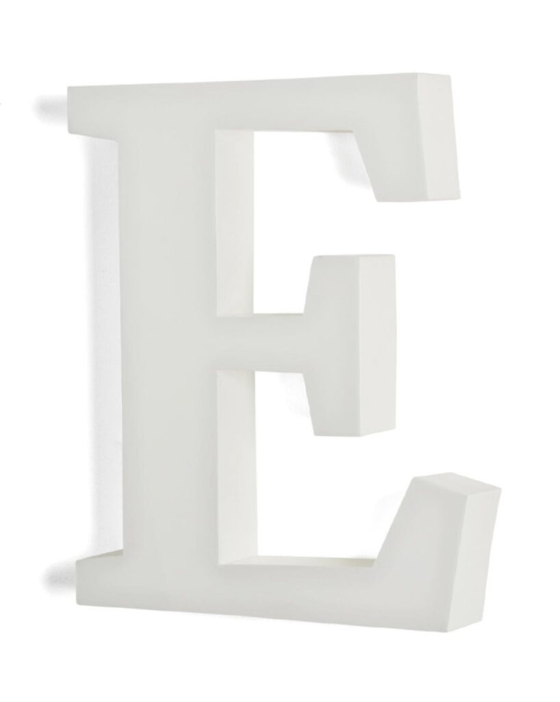 Flat Face Illuminated Letter White in London