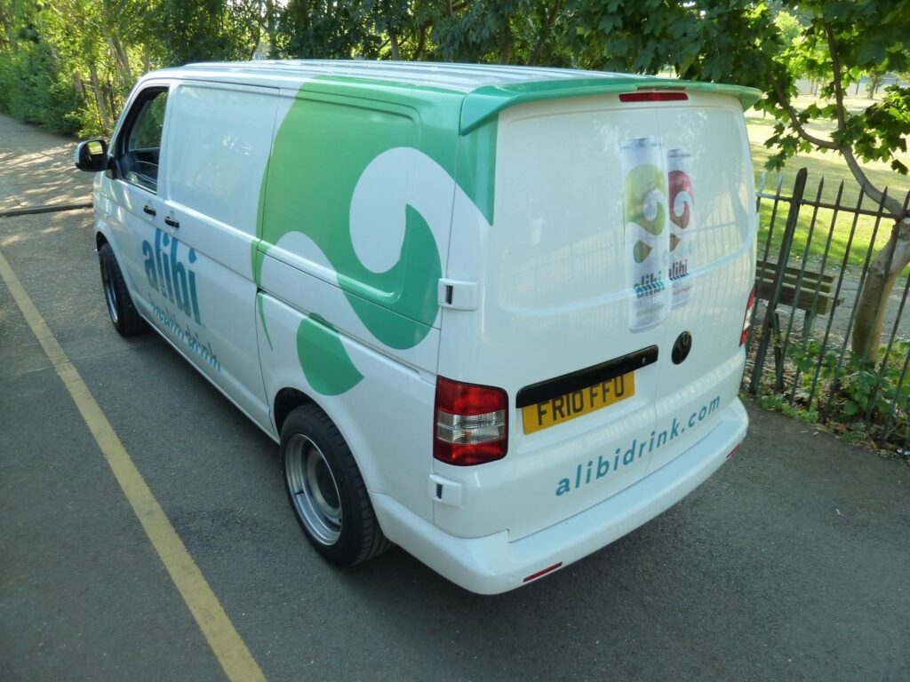 Partical Full Colour Van Wrap in London