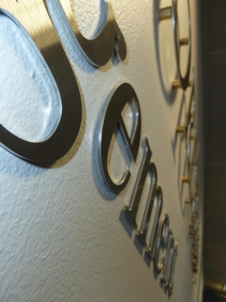 Stainless Steel & Acrylic Letters in London
