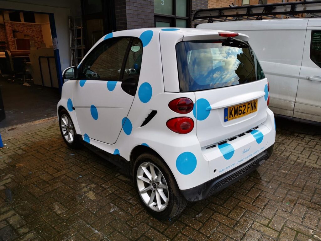 Smart Car Full Colour Wrap in London