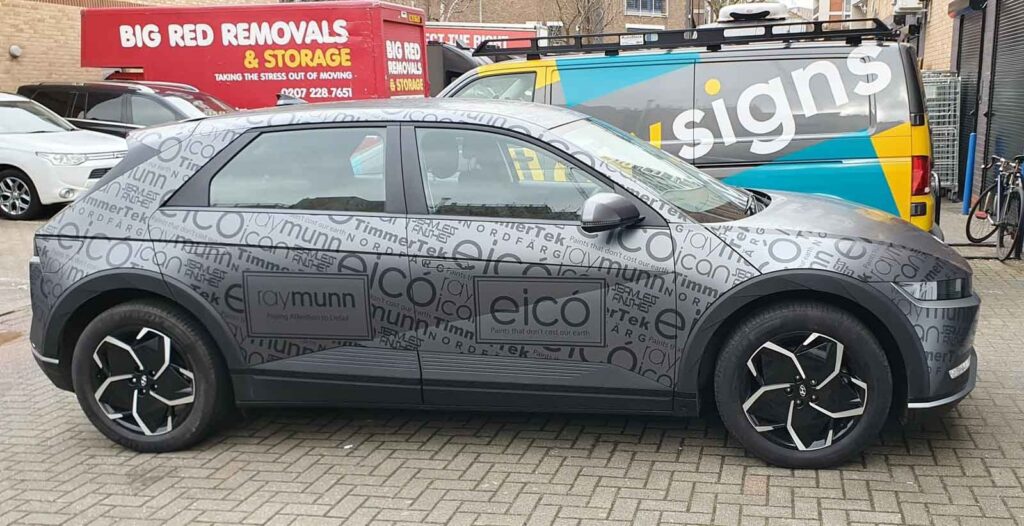 MATT BLACK CUT WRAP VINYL in London