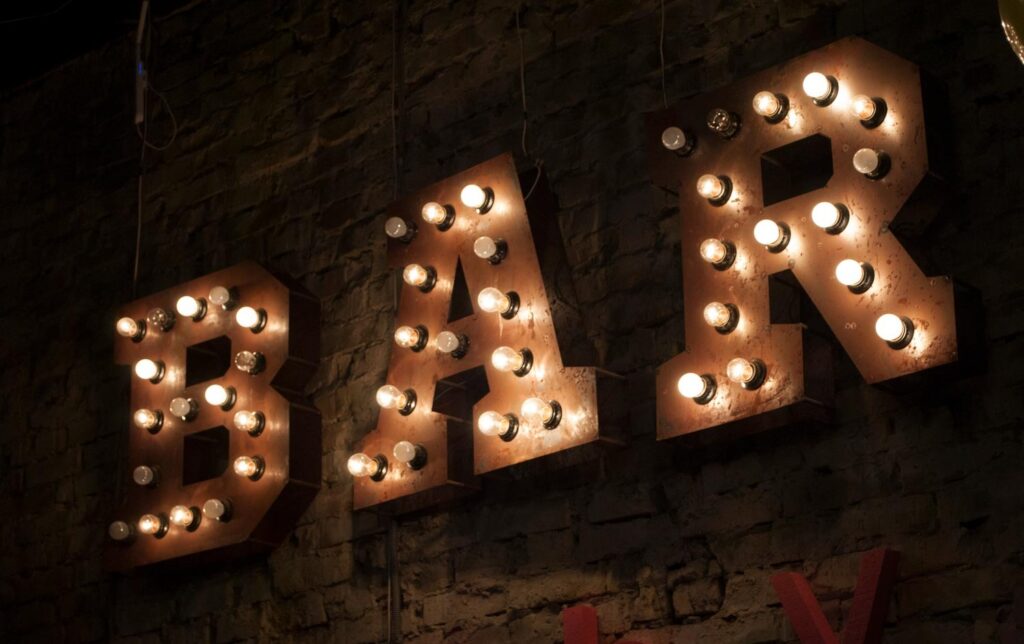 Marquee Light Bulb Illuminated Letters in London