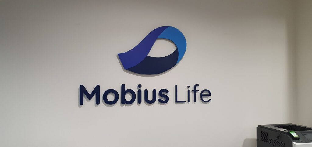 WET COATED 10MM ACRYLIC LETTERS WITH FULL COLOUR PRINTED VINYL TO FACE in London
