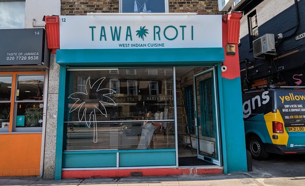 Suspended White LED Neon on Clear Acrylic in London