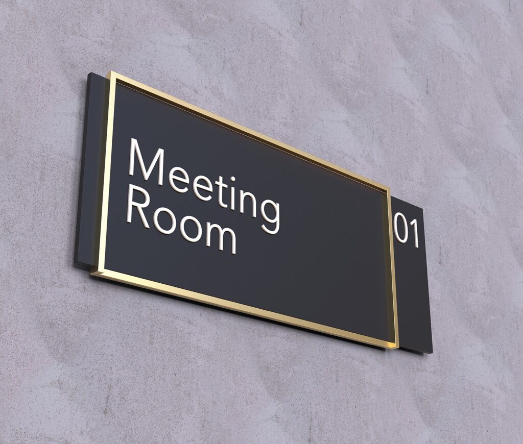 signage in London