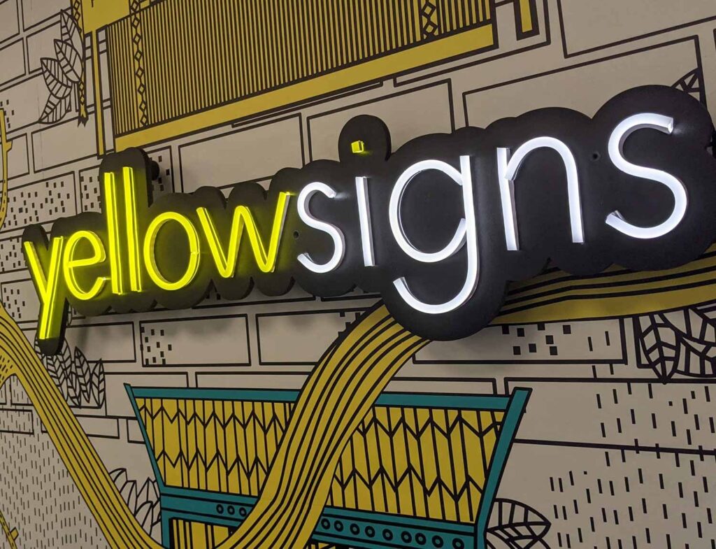 Yellow White LED Neon in London