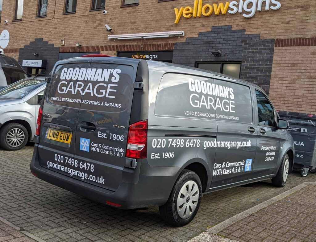 Cut Vinyl & Full Colour Vinyl Van Graphics in London