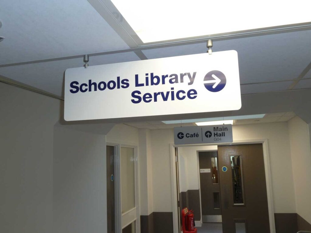 Aluminium Composite Cut Vinyl Sign in London
