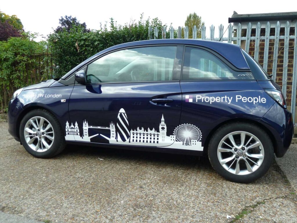 Cut Vinyl Car Graphics in London